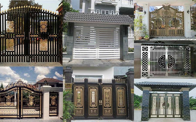 thiết kế cổng nhà