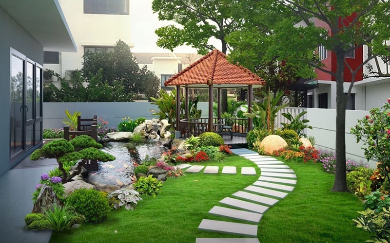 thiết kế nhà vườn đẹp