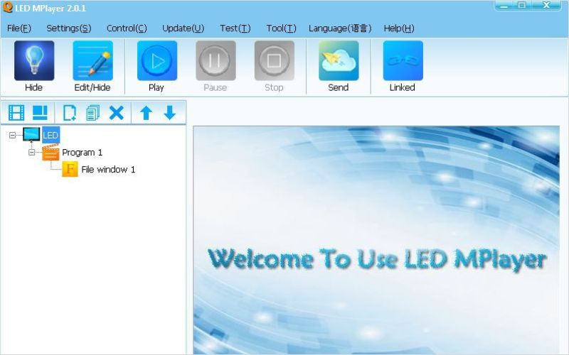 Phần mềm điều khiển màn hình led Mplayer