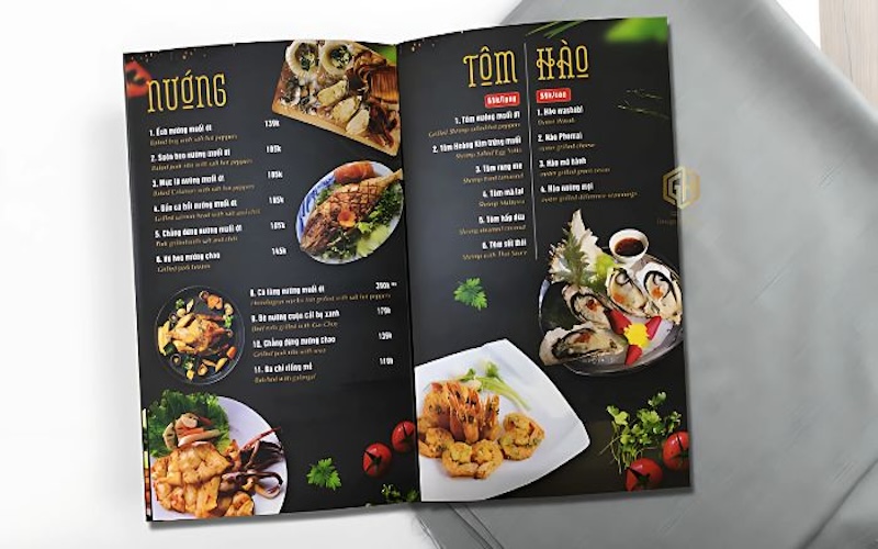 Dấu Chân Việt là dịch vụ in menu nhà hàng uy tín Công ty in menu chuyên nghiệp Dấu Chân Việt