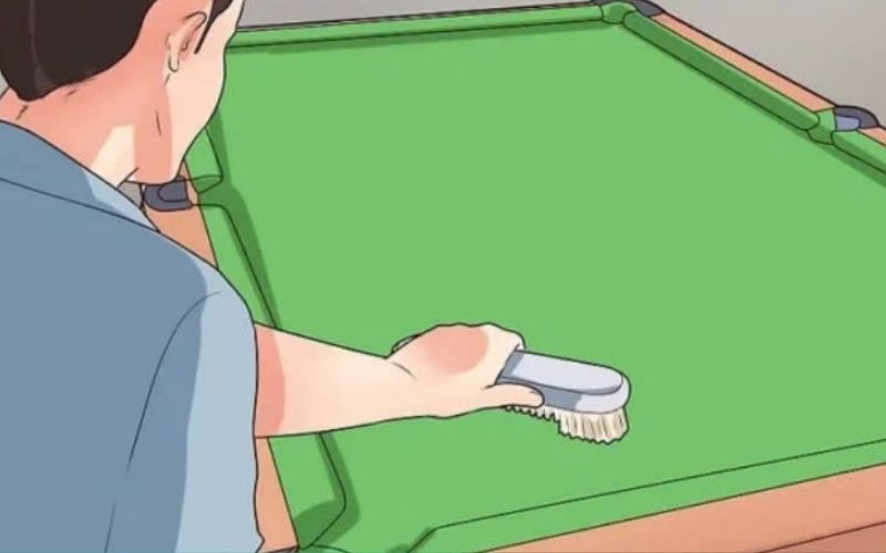 Hướng dẫn 6 bước vệ sinh bàn bida