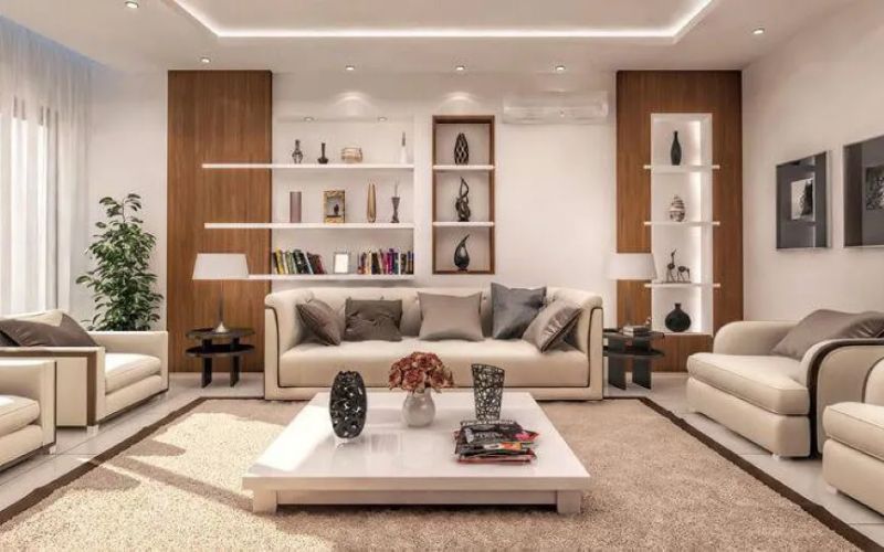 Nói “không” với việc để sofa đối diện cửa chính