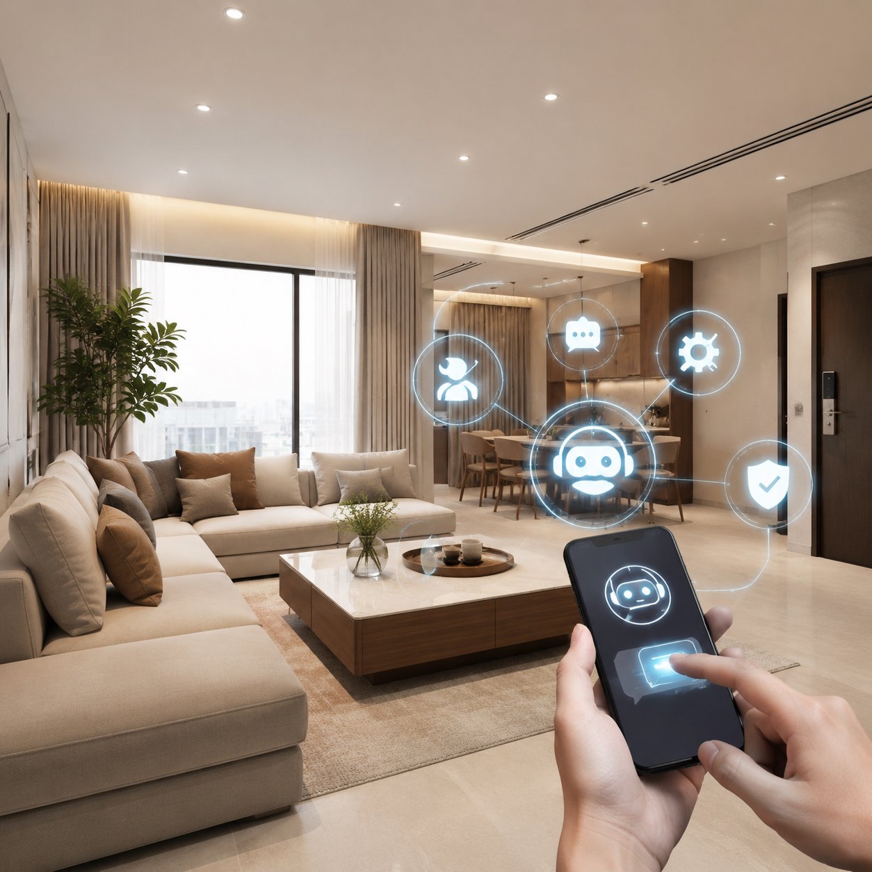 Ứng dụng AI cho chăm sóc khách hàng sau bàn giao nội thất